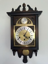 Vintage Urgos Pendulum Mechanical Wall Clock Works West Germany Chime Faulty