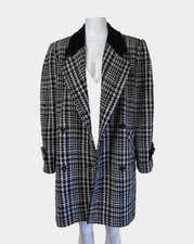 Vintage Wool Coat Monochrome