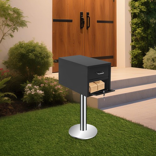 Metal parcel drop box - metal,