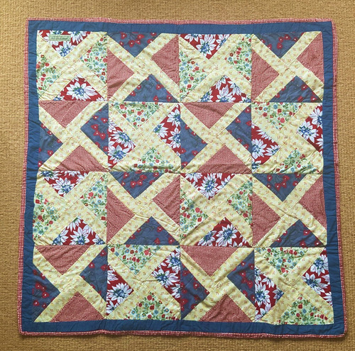 Handmade patchwork quilt - patchwork,