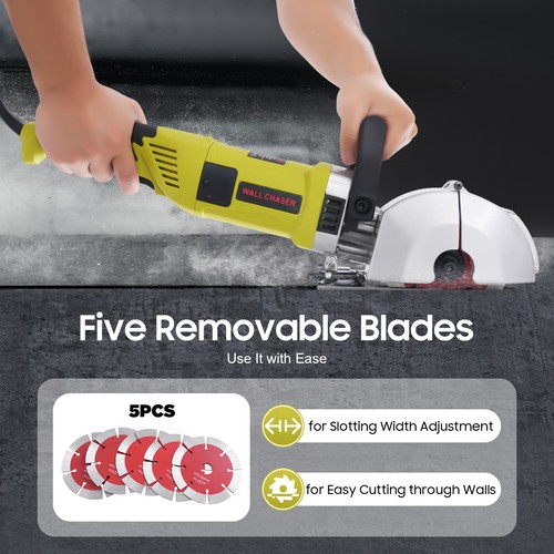 4000w wall chaser concrete saw - 4000w,