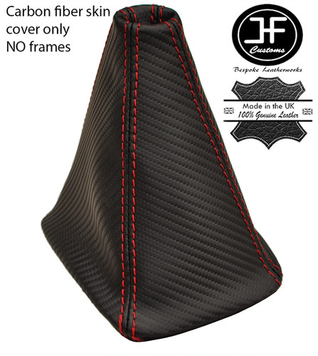 Red stitch carbon vinyl gear - red,