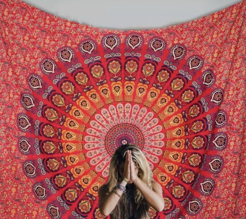 Indian tapestry wall hanging - tapestry,