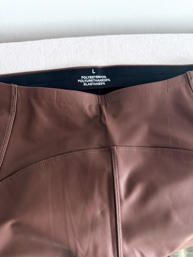 New brown faux leather - faux,