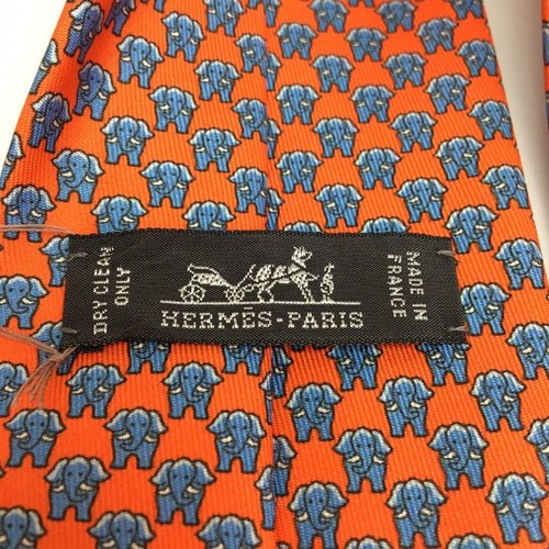 Hermes paris necktie - hermes, elephant