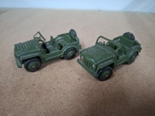 Dinky Toys 674 Austin Champ Army Jeep Green X 2 Joblot