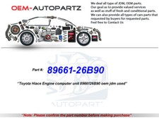 Toyota Hiace 89661-26B90
