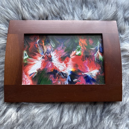 Small framed oil paper - small,