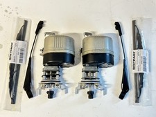 Land Rover 12V Wiper Motors + arm + Blades Series 1 2 Lucas Fw2 VIDEO Restored