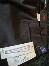 Robell Jacklyn Women's Slim Fit Trousers, Black Size 16, Pull-On