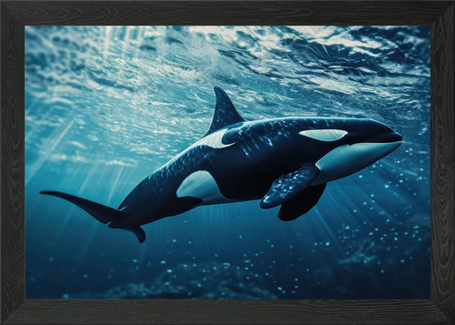Majestic orca whale killer - majestic,