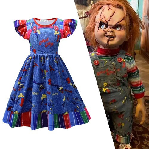 Chucky kidsdress cosplay - chucky,