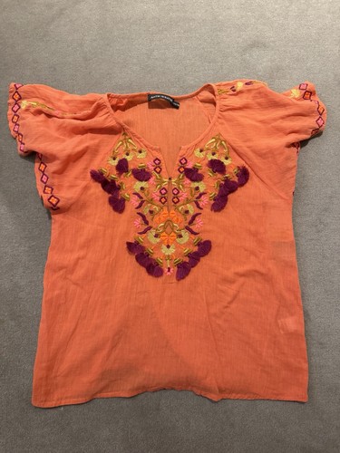 Ladies orange antik - ladies, batik
