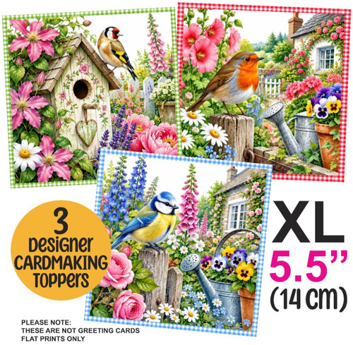 Card toppers for - card,