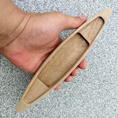 Wooden boat miniature - wooden,