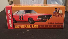 Auto World 1/43 1969 Dodge Charger General Lee Limited Edition dukes of hazzard 