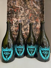 Dom Perignon Champagne LED Light-Up Bottle (Empty) Luminous 
