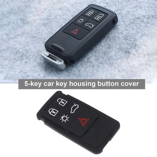 Button rubber key fob - button, pad