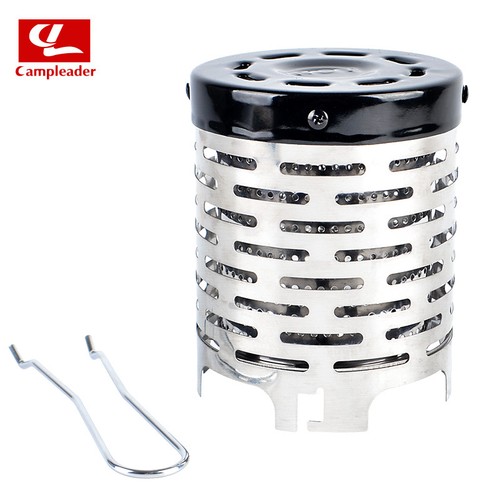 Camping heater attachment - heater, for