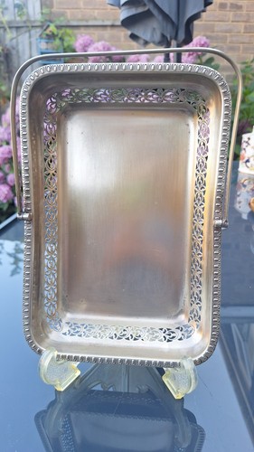 Antique epb silver plated cake - antique,