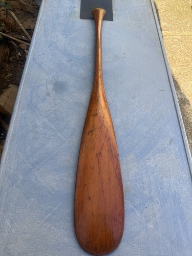 Vintage wooden boat canoe - vintage,