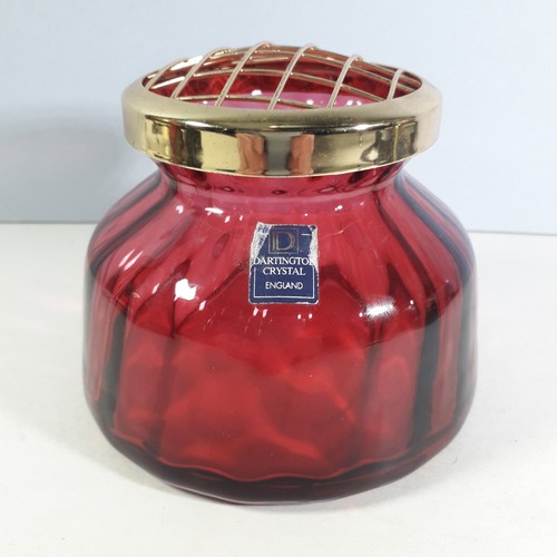 Dartington crystal cranberry - dartington,