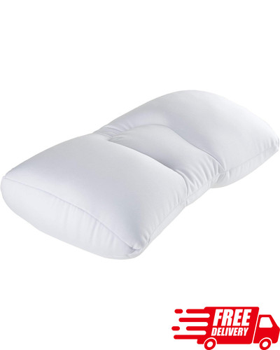 White microbead travel pillow - microbead,