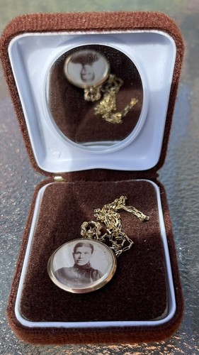 Antique 1907 9ct - 9ct, double