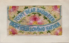 WW1 Embroidered SILK