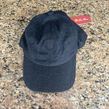 Loro Piana Black Cashmere Cap