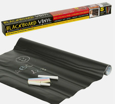 Blackboard Vinyl Roll & 5