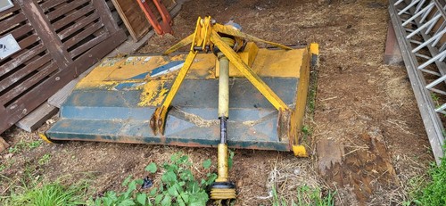 Tractor grass topper - tractor, mower