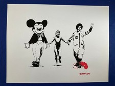 BANKSY - painting drawing 11.8