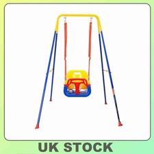 Toddler Swing Seat Support Swing Sets for Kids Backyard Garden Adjustable UK