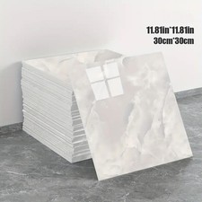 10-50x Self Adhesive Tiles Vinyl Flooring Kitchen Bathroom Home Marble Effect