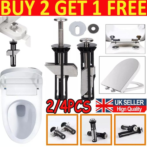 Pack toilet seat hinges - toilet,
