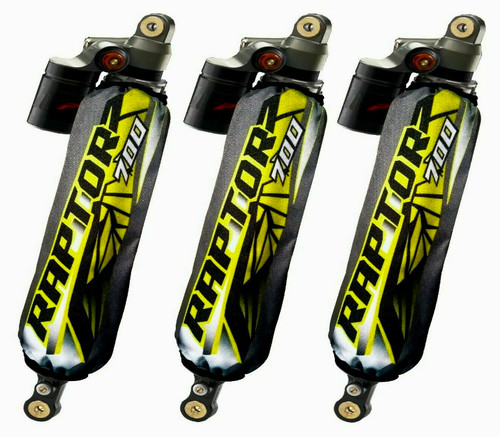 Yellow grey shock covers - shock,