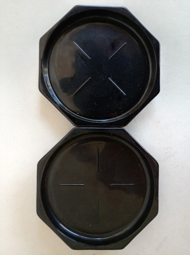 Vintage arcoroc black - black, glass