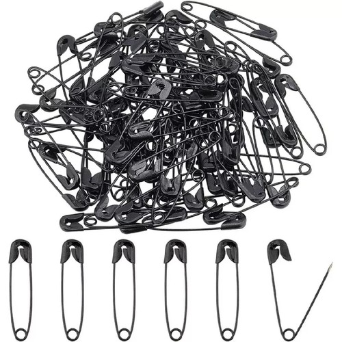 Coloured safety pins size - coloured,
