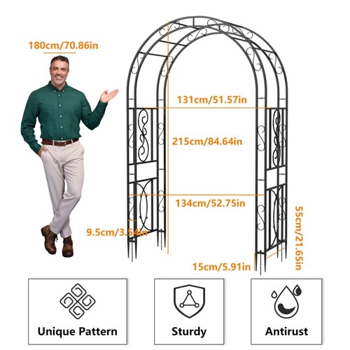 Garden arch arbor - garden, duty