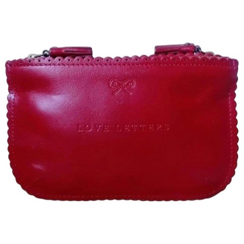 Anya hindmarch red leather - hindmarch,