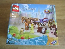 Lego Disney Princess 43233 Philippe & Belle Storytime Horse Carriage  Unused