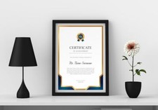 A4 Certificate Frame