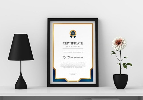 Certificate frame - a4,