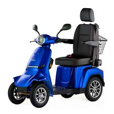 Veleco Gravis Mobility Scooter 4 Wheel 8mph with Captain's Seat and LED Lights