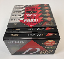 lot of 8 TDK D 90 sealed new