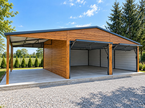 Metal garage 9m - garage, 29