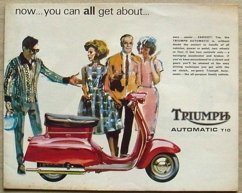 Triumph t10 automatic scooter - t10,