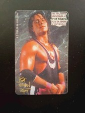 Rare Bret Hitman Hart WWF Phone Wrestling Card - German