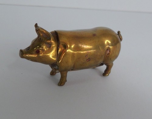 Victorian brass pig bed - brass, go